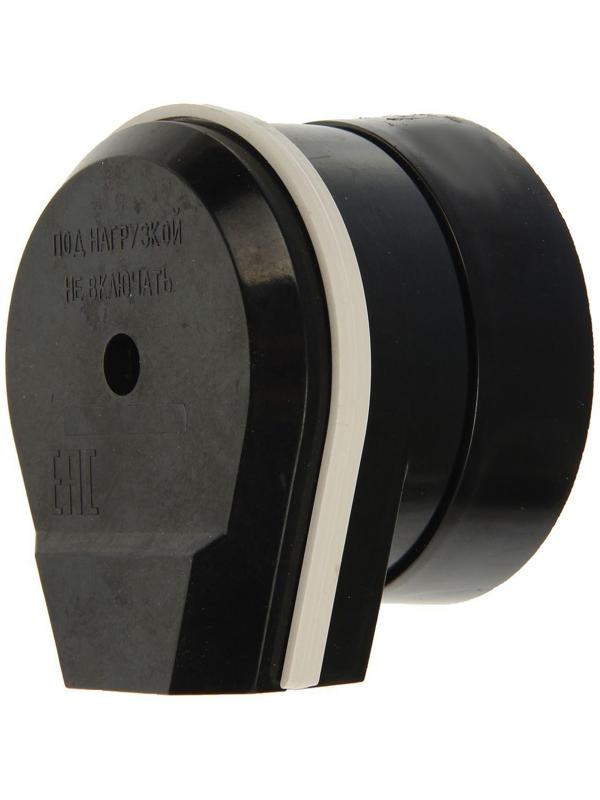 Разъем для плиты Smartbuy РШ-ВШ, 2P+PE, ОУ, 32 А, 250 В, карболит, черный