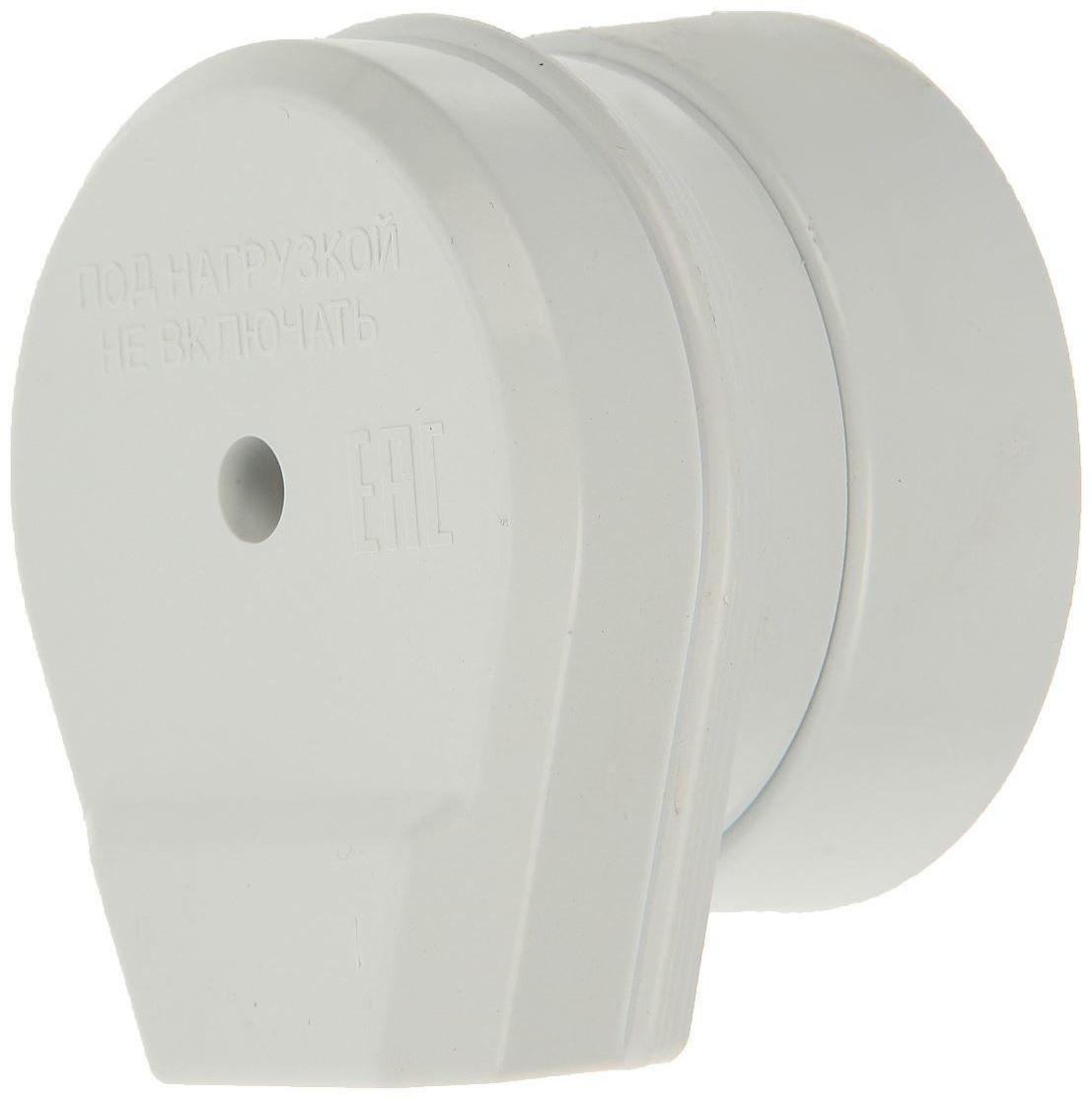 Разъем для плиты Smartbuy РШ-ВШ, 2P+PE, ОУ, 32 А, 250 В, пластик, белый