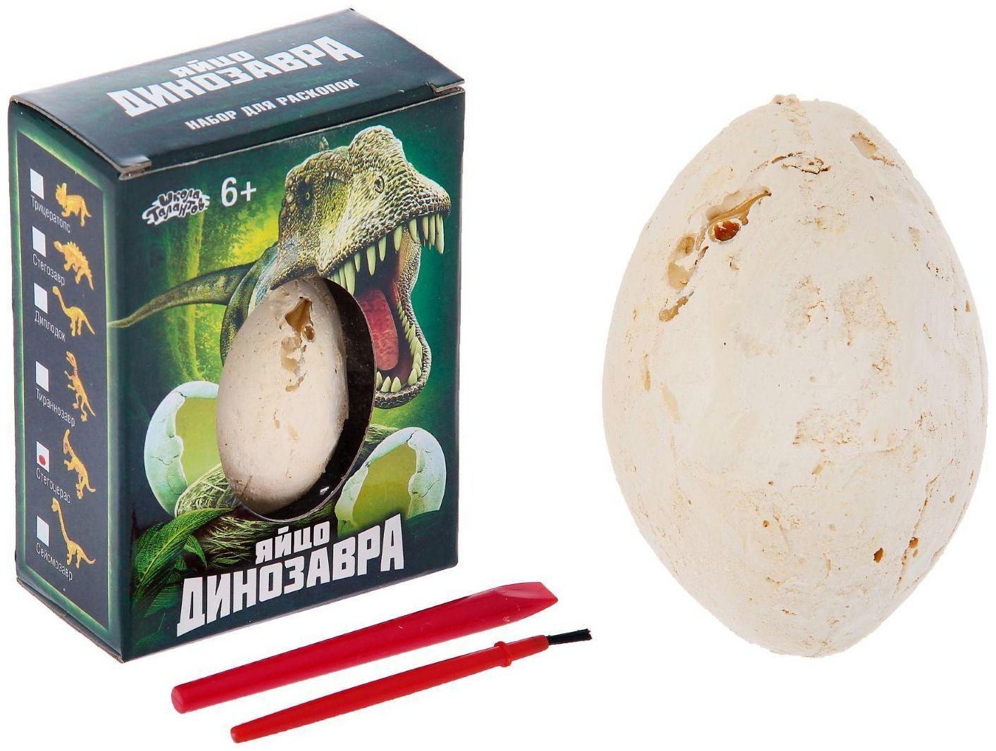 Набор археолога «Стегоцерас», серия «Окаменелое яйцо динозавра»