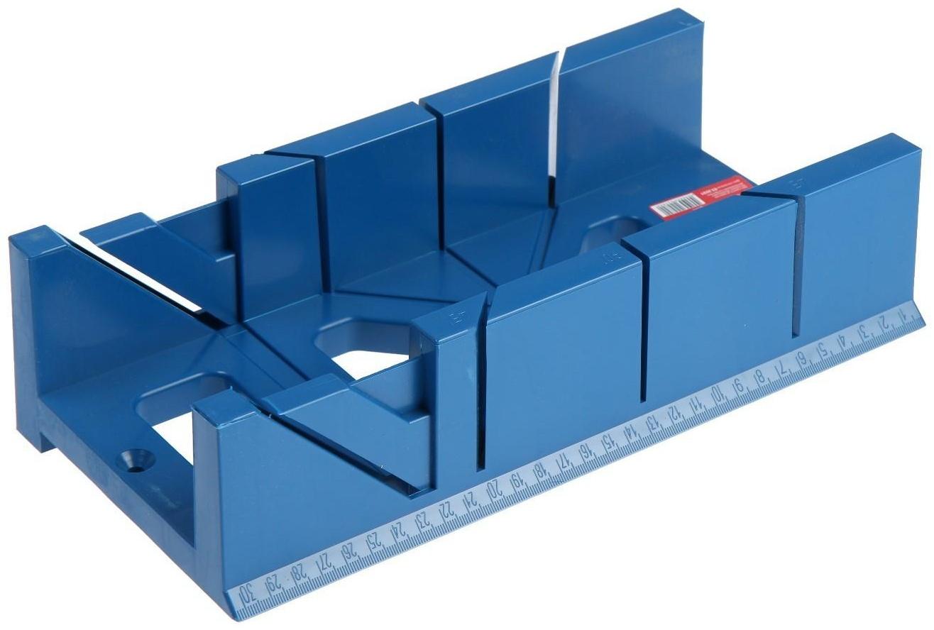 Стусло Hobbi/РемоКолор, пластмассовое, 300х110х60 мм, 45, 90, 135°