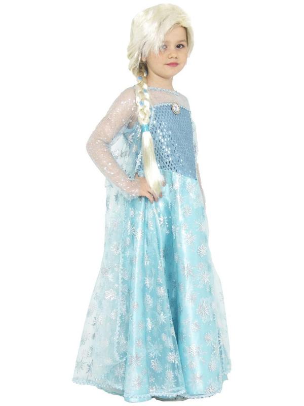 Карнавальный костюм «Эльза», текстиль, размер 36, рост 140 см