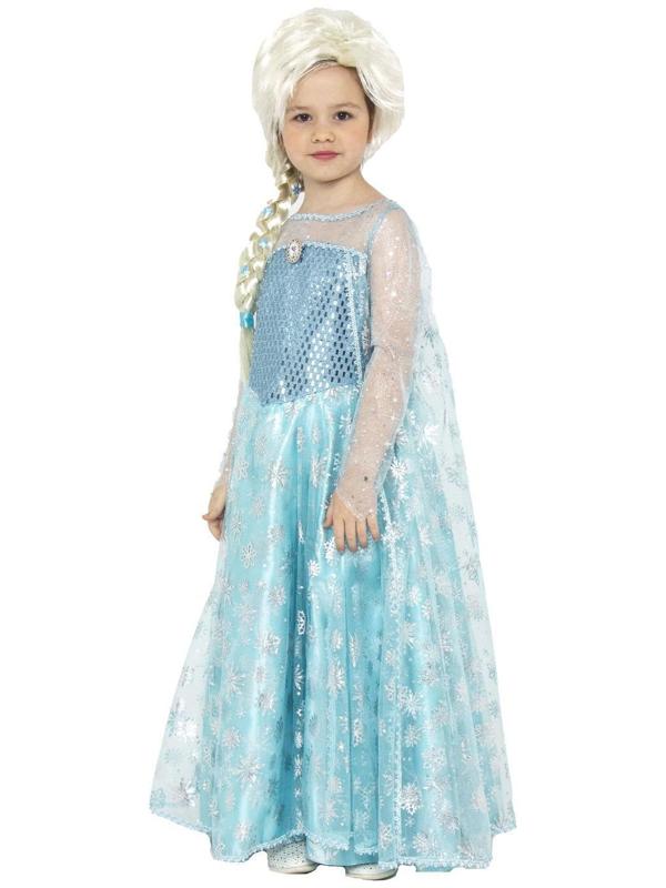 Карнавальный костюм «Эльза», текстиль, размер 36, рост 140 см