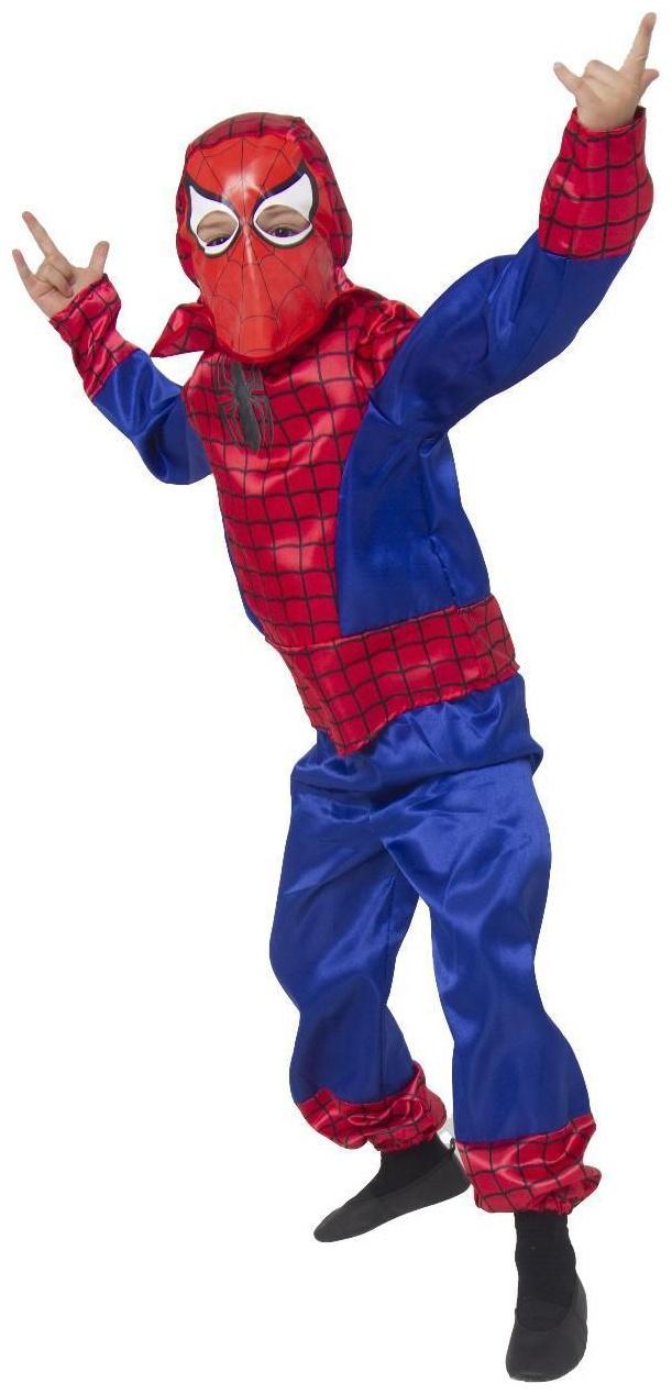Карнавальный костюм «Человек-паук», текстиль, размер 26, рост 104 см