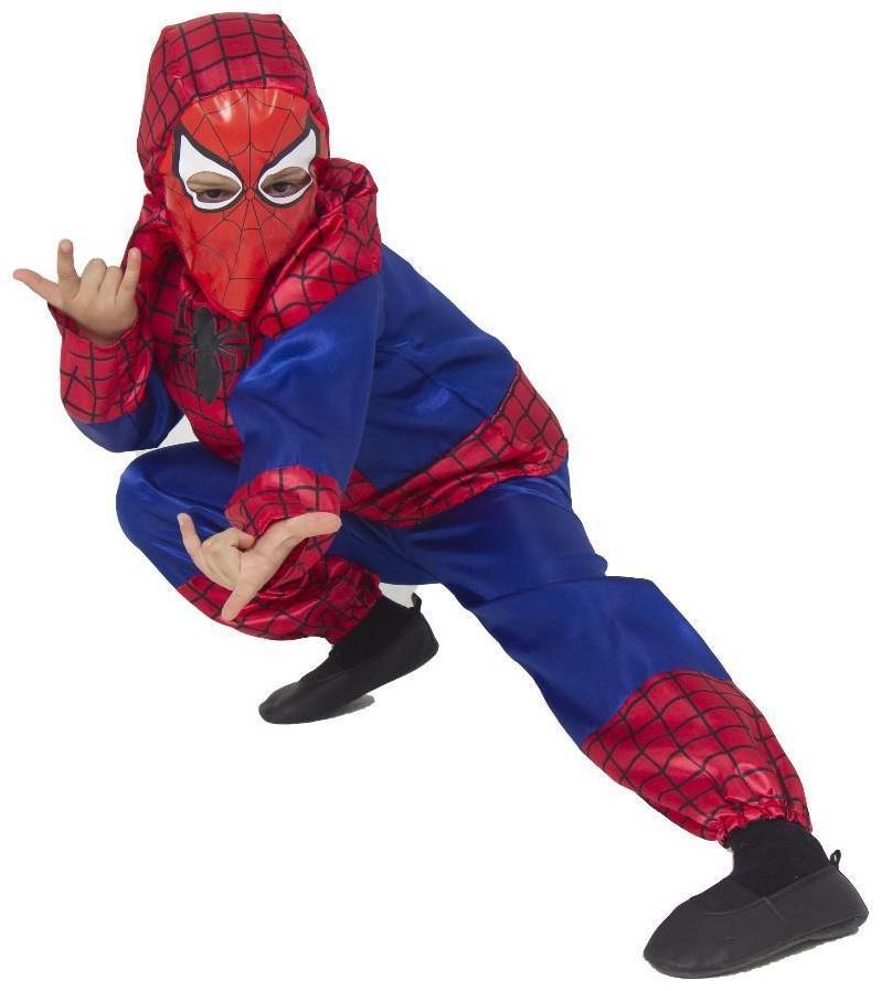 Карнавальный костюм «Человек-паук», текстиль, размер 30, рост 116 см