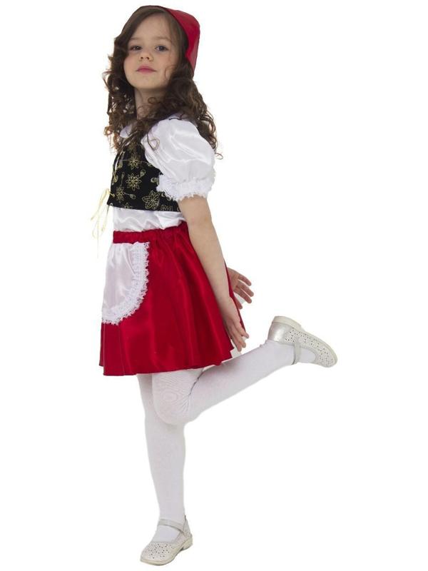 Карнавальный костюм «Красная Шапочка», текстиль, размер 28, рост 110 см