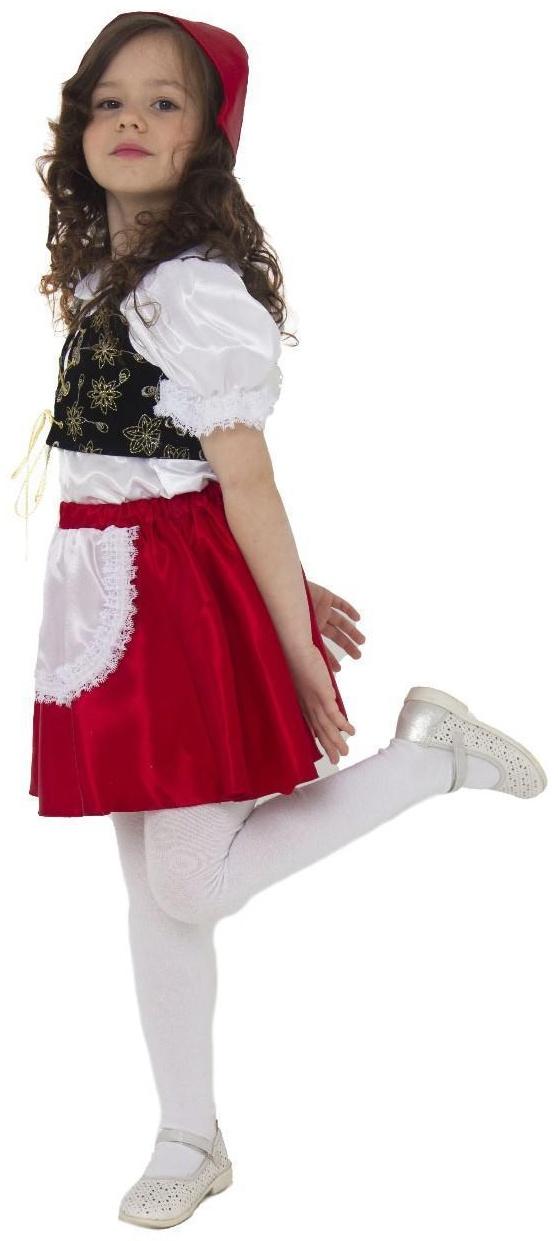 Карнавальный костюм «Красная Шапочка», текстиль, размер 30, рост 116 см