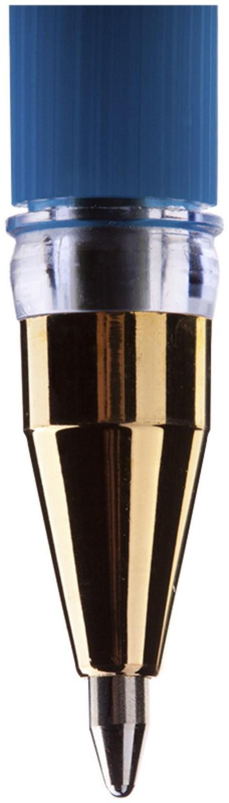 Ручка шариковая MunHwa MC Gold, резиновый грип, чернила синие, узел 1.0 мм