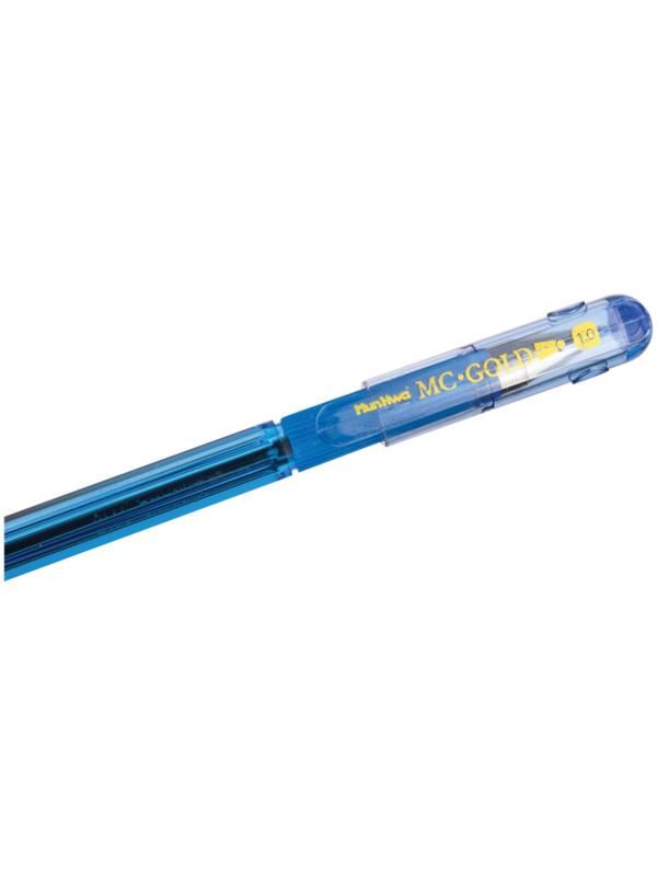 Ручка шариковая MunHwa MC Gold, резиновый грип, чернила синие, узел 1.0 мм