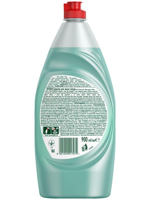 Средство для мытья посуды FAIRY Нежные ручки Чайное дерево и мята, 900 мл