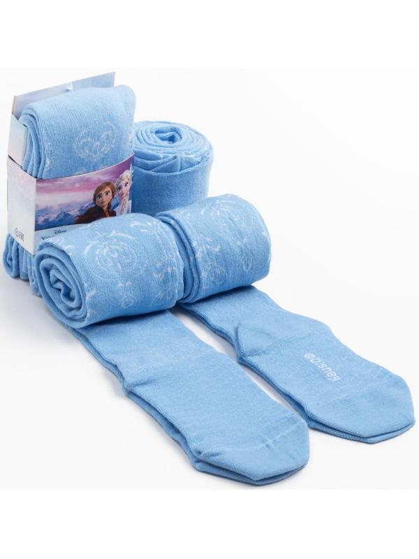 Колготки Дисней «Холодное сердце», цвет голубой, 116-122 см