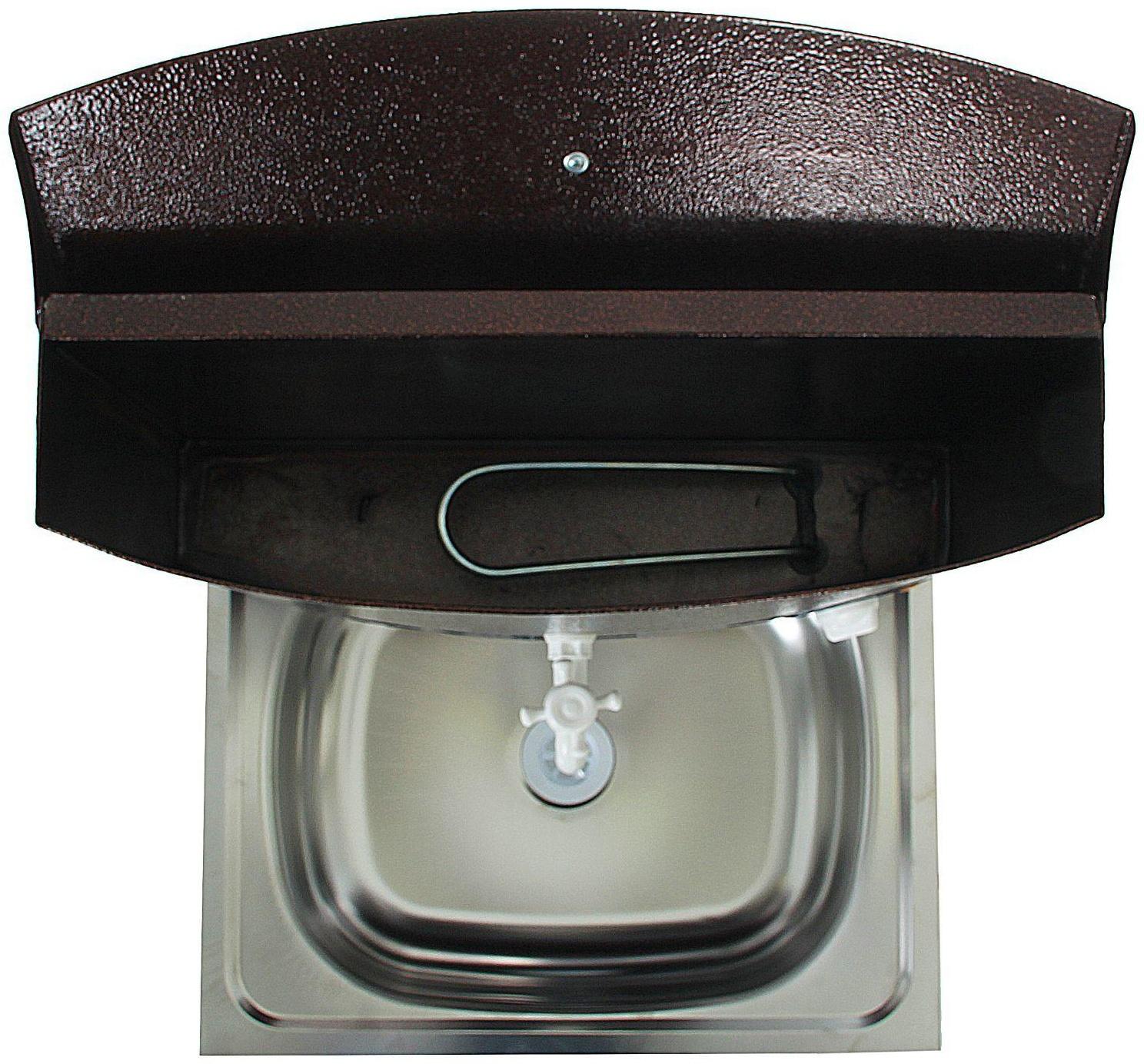 Умывальник TUNDRA, с ЭВН, нержавеющая мойка, 1250 Вт, 17 л, цвет медь