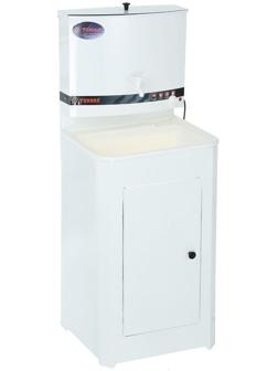 Умывальник TUNDRA, с ЭВН, пластиковая мойка, 1250 Вт, 17 л, белый