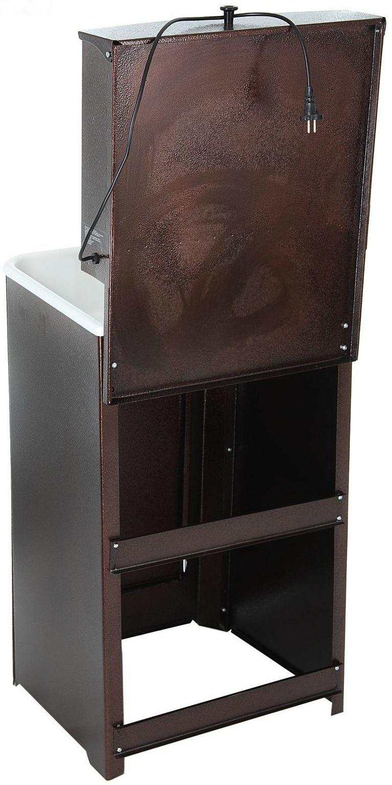 Умывальник TUNDRA, с ЭВН, пластиковая мойка, 1250 Вт, 17 л, цвет медь