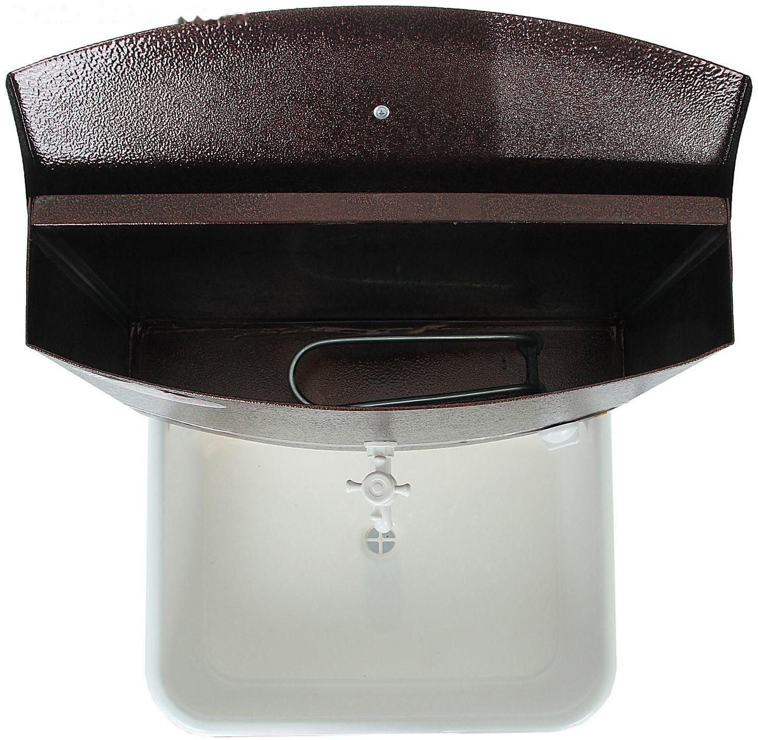 Умывальник TUNDRA, с ЭВН, пластиковая мойка, 1250 Вт, 17 л, цвет медь