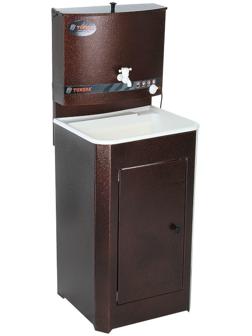 Умывальник TUNDRA, с ЭВН, пластиковая мойка, 1250 Вт, 17 л, цвет медь