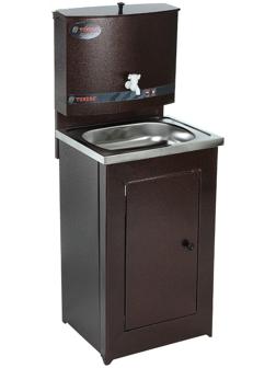 Умывальник TUNDRA, без ЭВН, нержавеющая мойка, 17 л, цвет медь