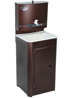 Умывальник TUNDRA, без ЭВН, пластиковая мойка, 17 л, цвет медь