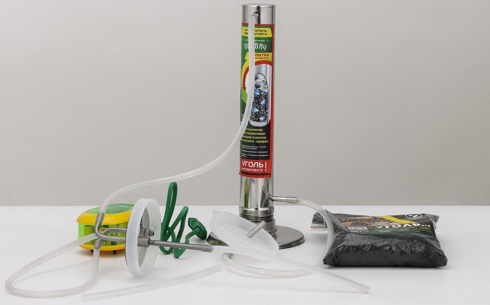 Станция очистки дистиллята «Первач» автономная, многоцикловая, с компрессором