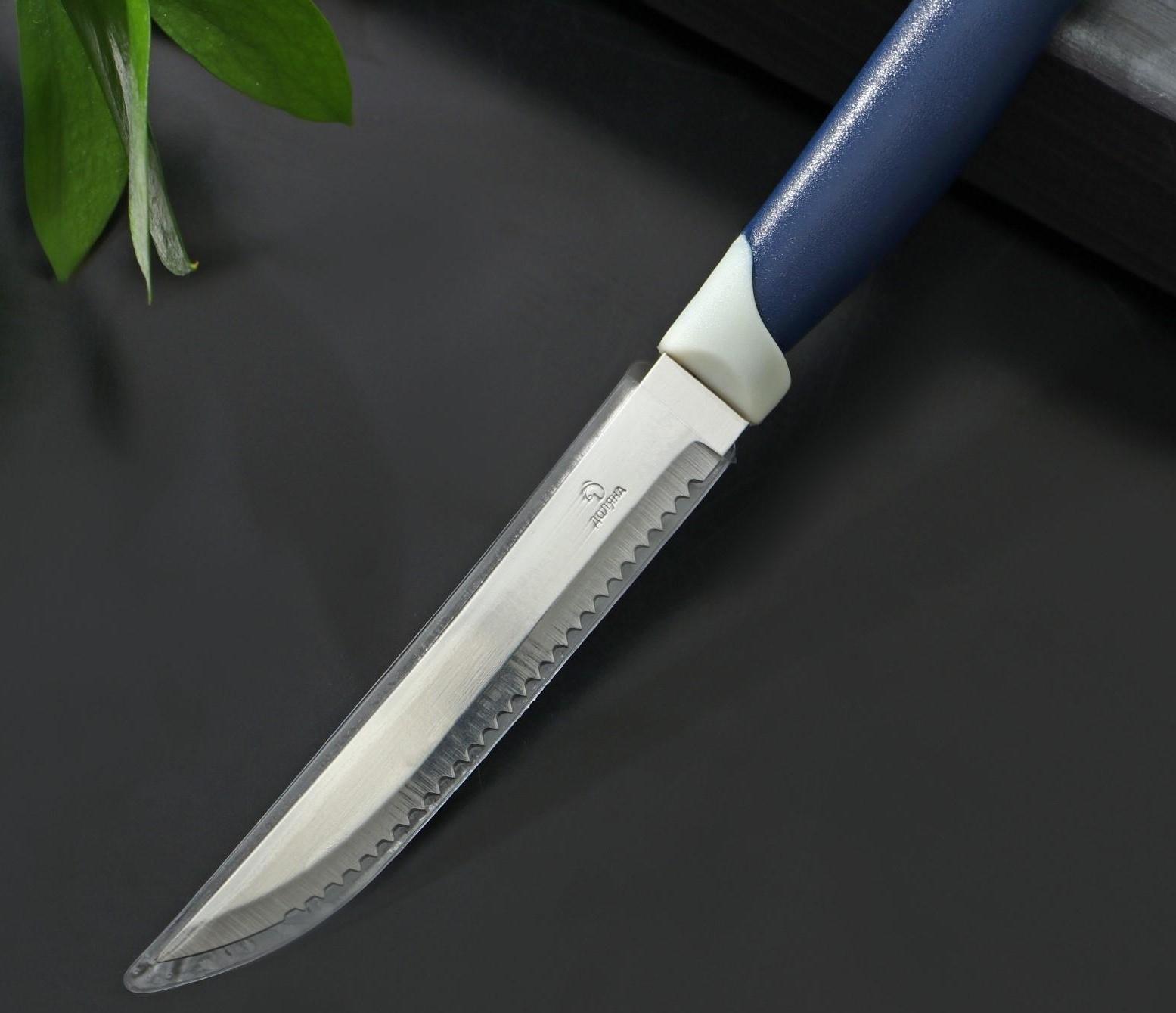 Нож Доляна «Страйп», зубчатое лезвие 11,5 см