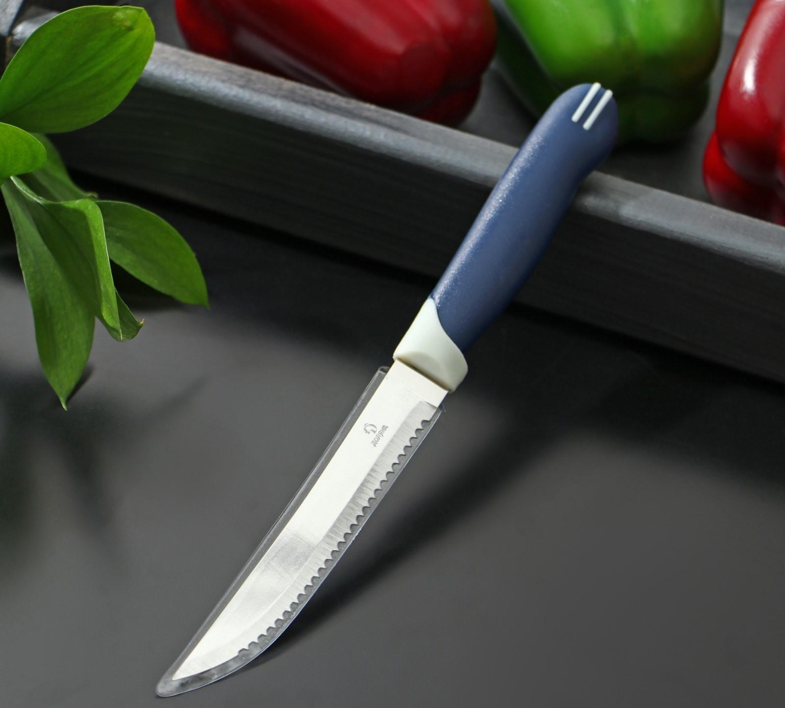 Нож Доляна «Страйп», зубчатое лезвие 11,5 см