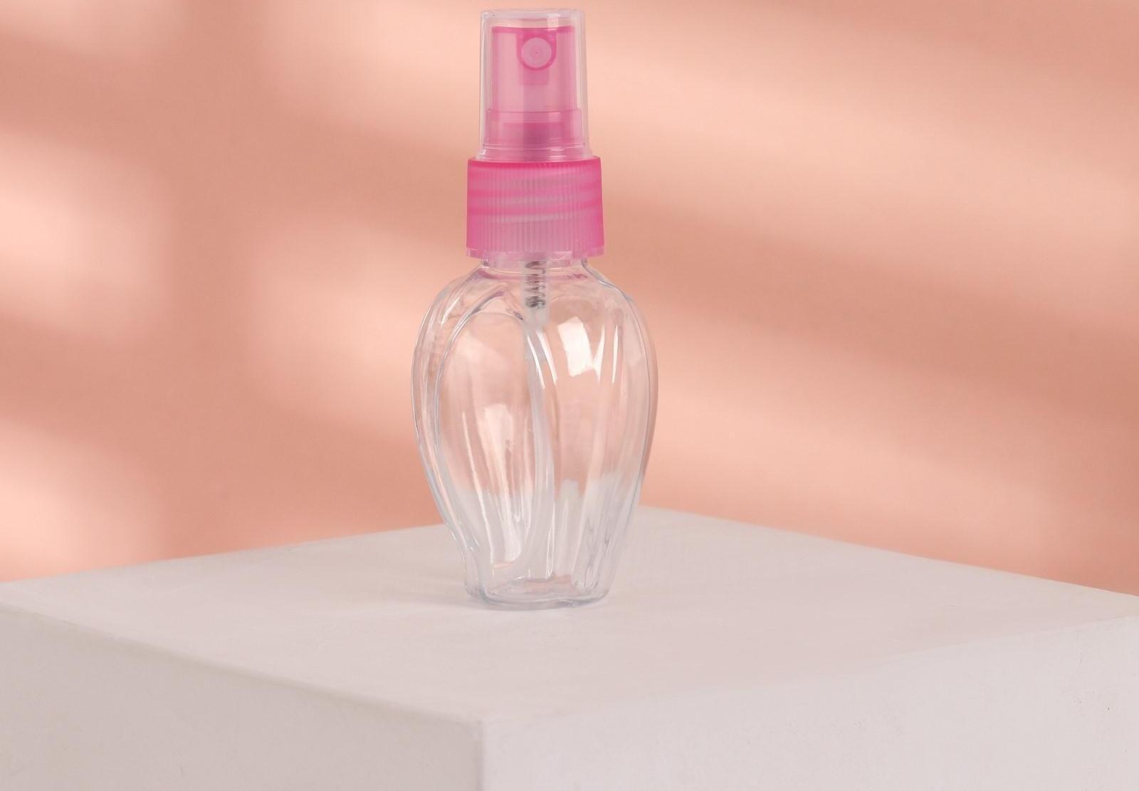 Бутылочка для хранения, с распылителем, 45 мл, цвет МИКС/прозрачный