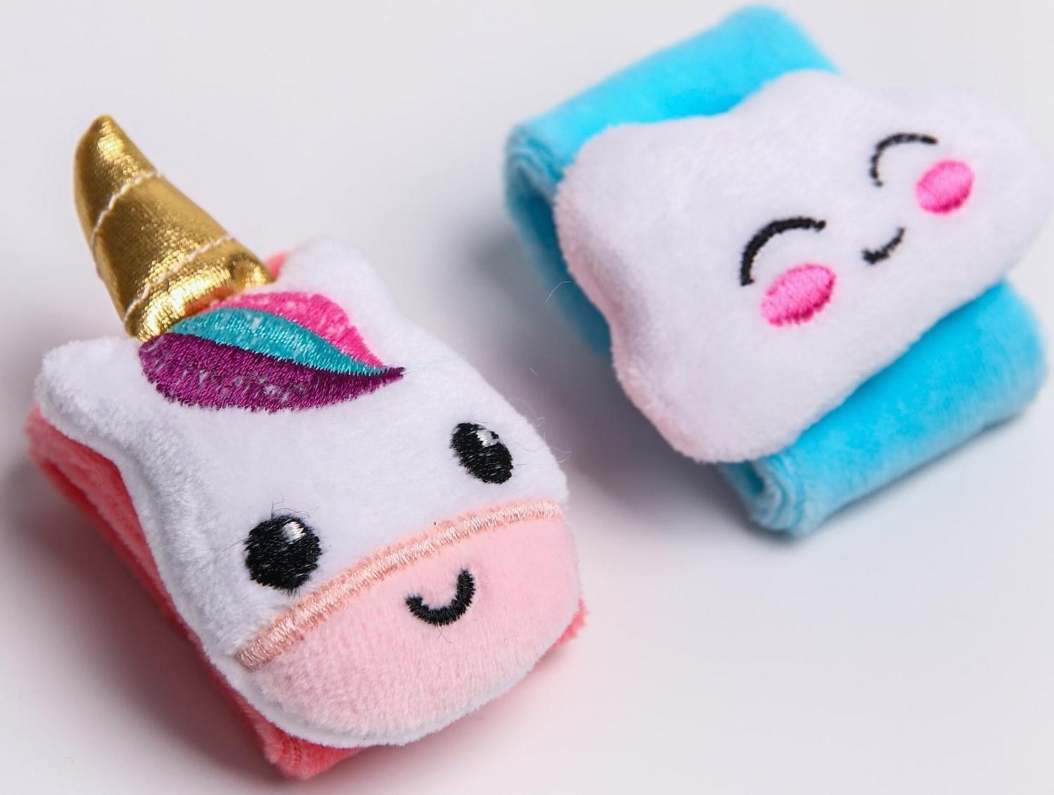 Развивающий браслетик-погремушка «Единорог» (набор 2шт)