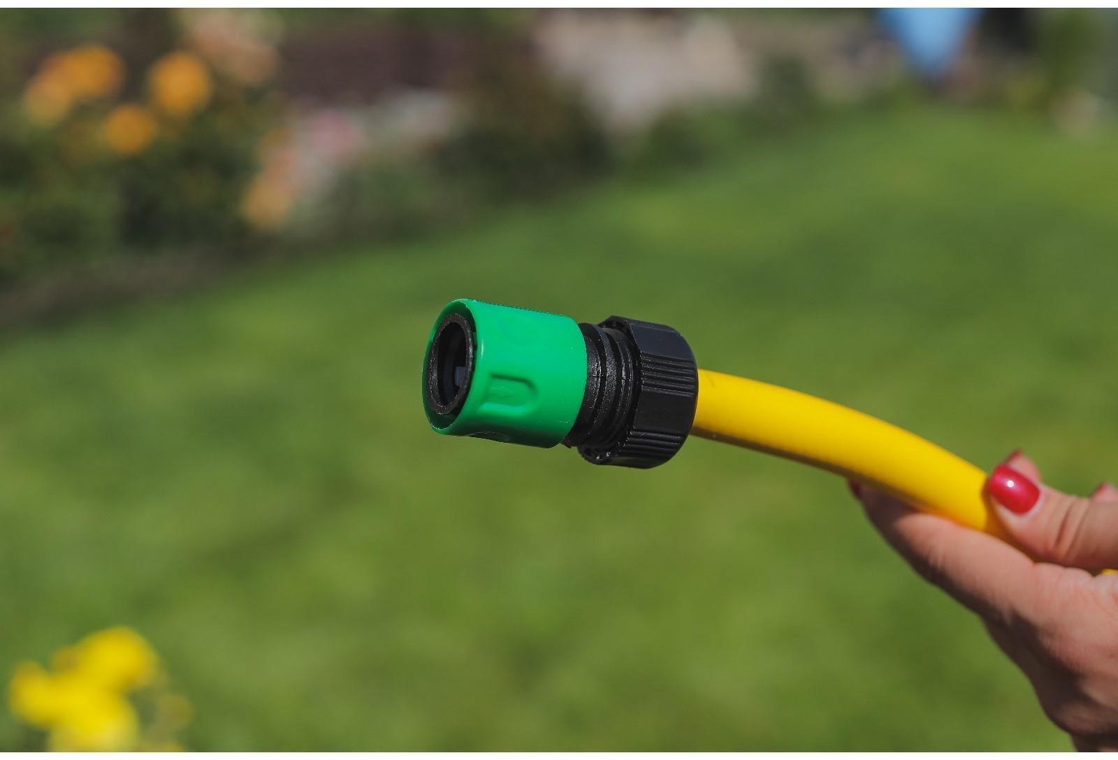 Набор: насадка для полива, коннектор, коннектор с аквастоп 3/4