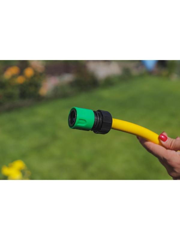 Набор: насадка для полива, коннектор, коннектор с аквастоп 3/4