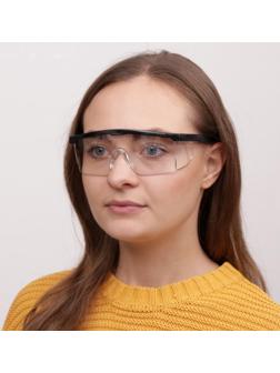 Очки защитные для мастера, регулируемые дужки, цвет чёрный