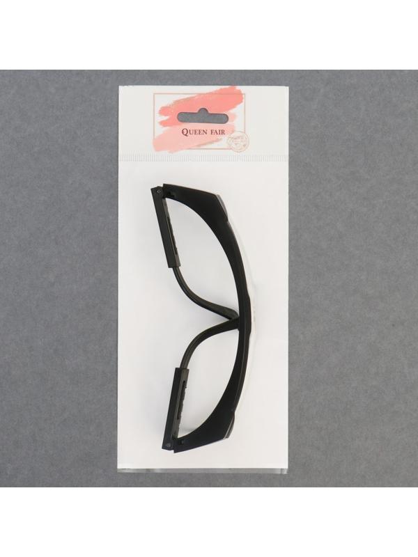 Очки защитные для мастера, регулируемые дужки, цвет чёрный