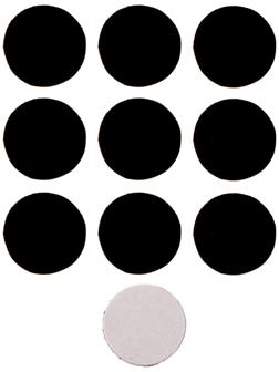 Магнит на клеевой основе «Круг», d=2 см , 10 шт.
