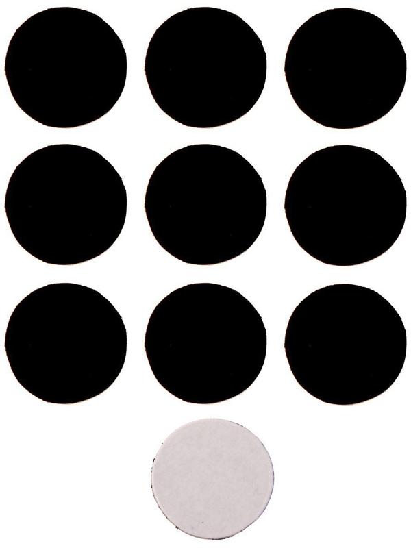 Магнит на клеевой основе «Круг», d=2 см , 10 шт.