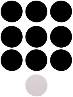 Магнит на клеевой основе «Круг», d=3 см , 10 шт.