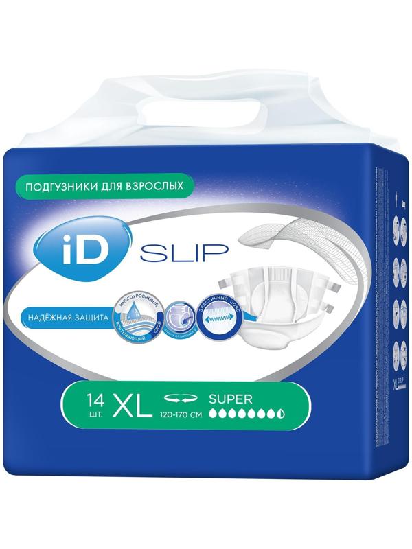 Подгузники для взрослых iD Slip, размер XL, 14 шт.