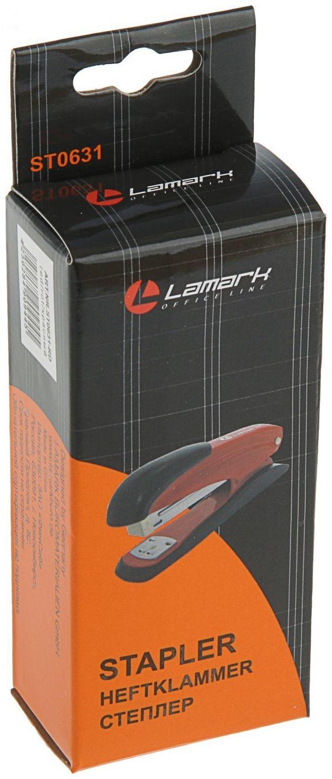 Степлер № 24-26/6 Lamark Ulrich, красный, до 20 листов