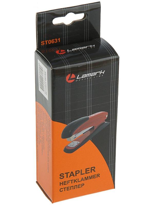 Степлер № 24-26/6 Lamark Ulrich, красный, до 20 листов
