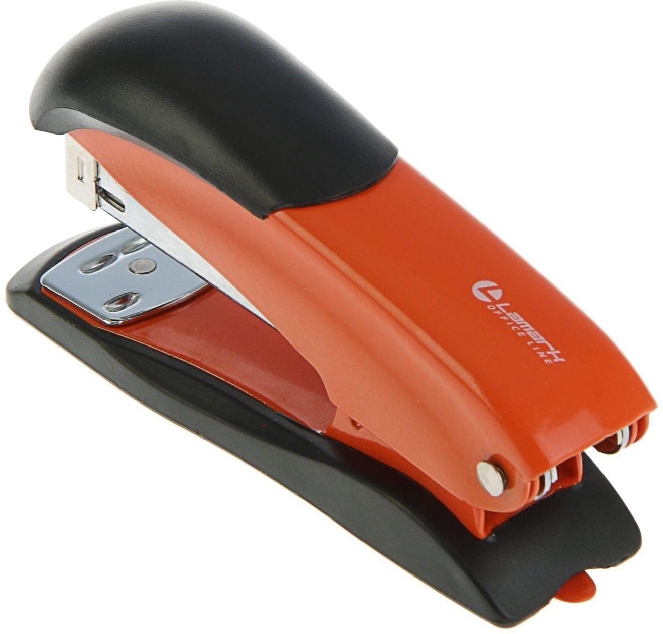 Степлер №24-26/6 Lamark Ulrich, оранжевый, до 20 листов
