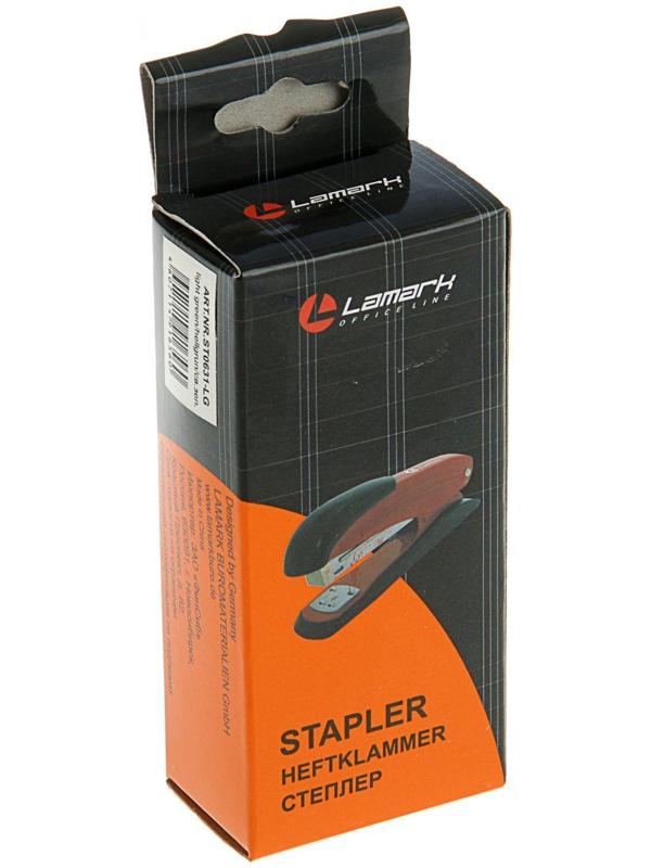 Степлер № 24-26/6 Lamark Ulrich, светло-зелёный, до 20 листов