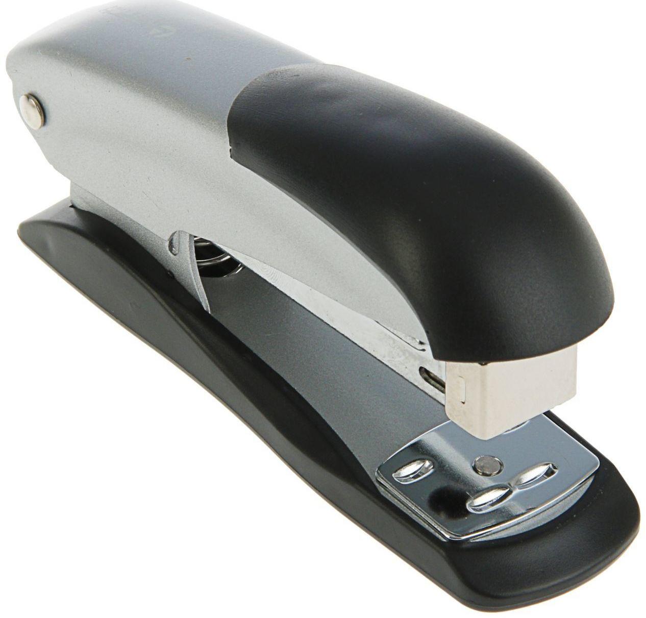 Степлер Lamark Ulrich №24-26/6, до 20 листов, серый