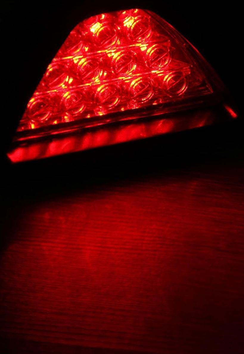 Туманный фонарь 12 led, 12 В, красный