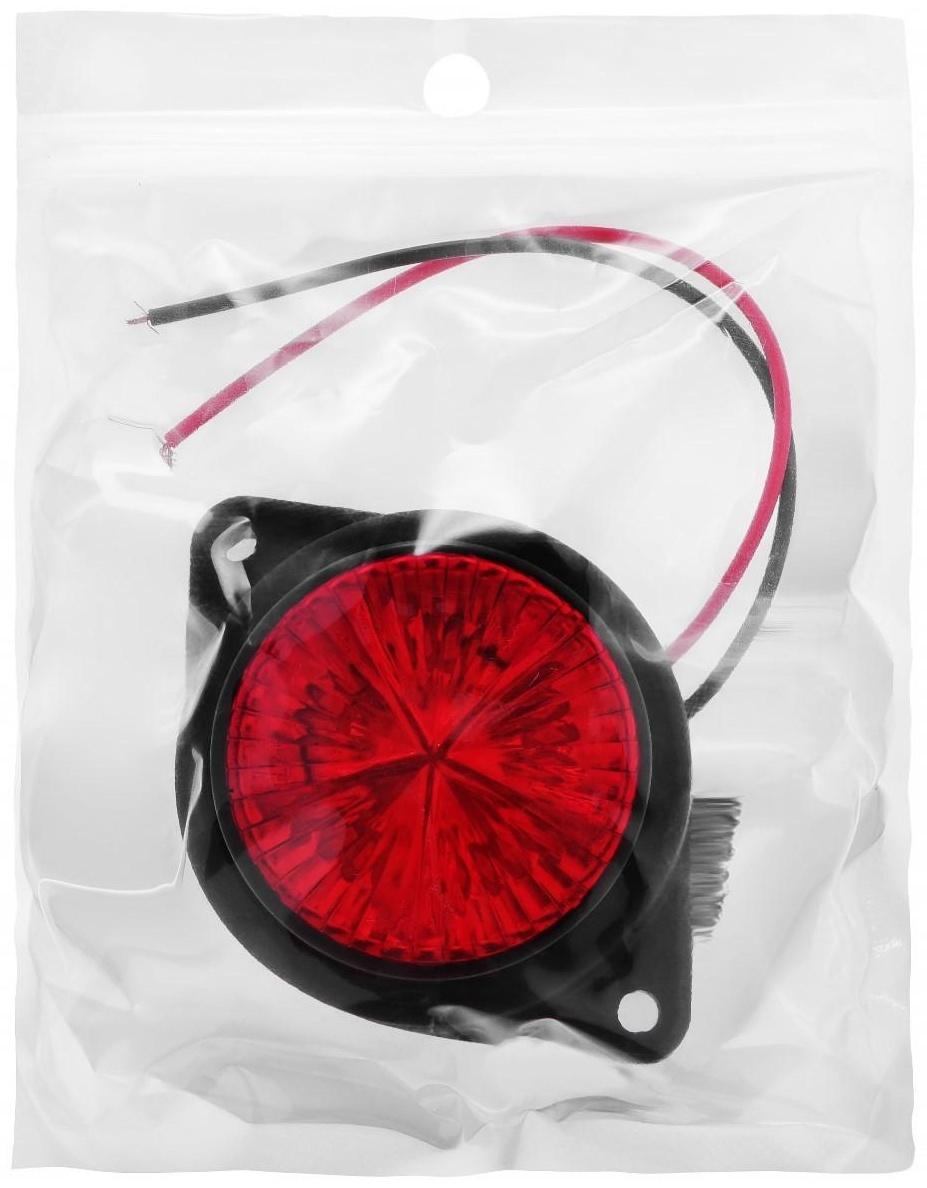 Габаритный фонарь светодиодный 12 В, красный