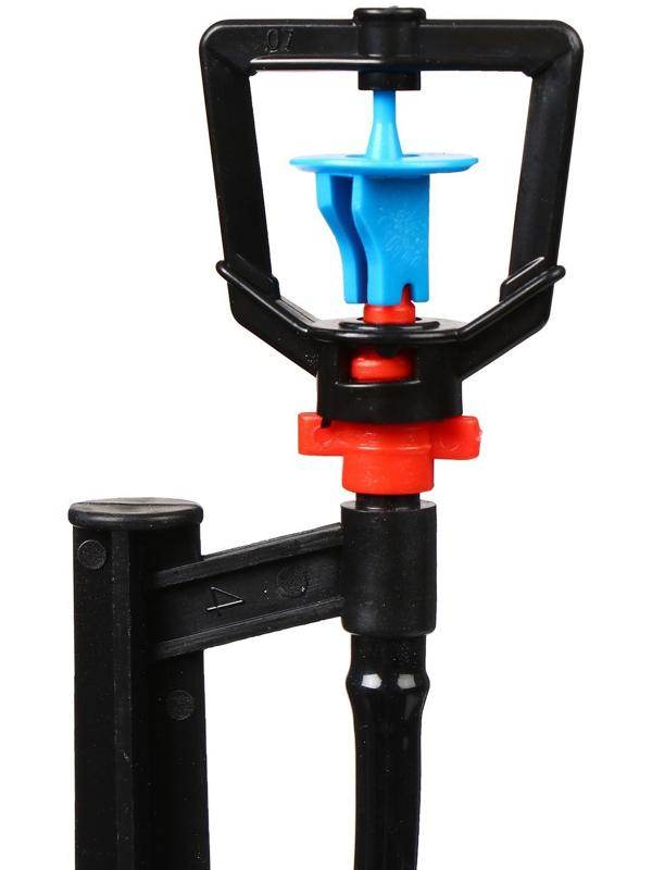 Форсунка-ороситель разбрызгивающая для капельного полива, h = 56 см, с пикой, пластик