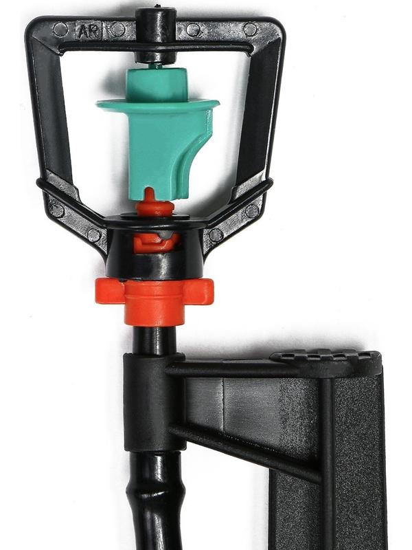 Форсунка-ороситель разбрызгивающая для капельного полива, h = 56 см, с пикой, пластик