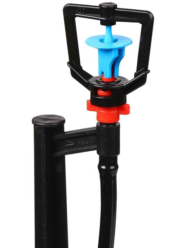 Форсунка-ороситель разбрызгивающая для капельного полива, h = 56 см, с пикой, пластик