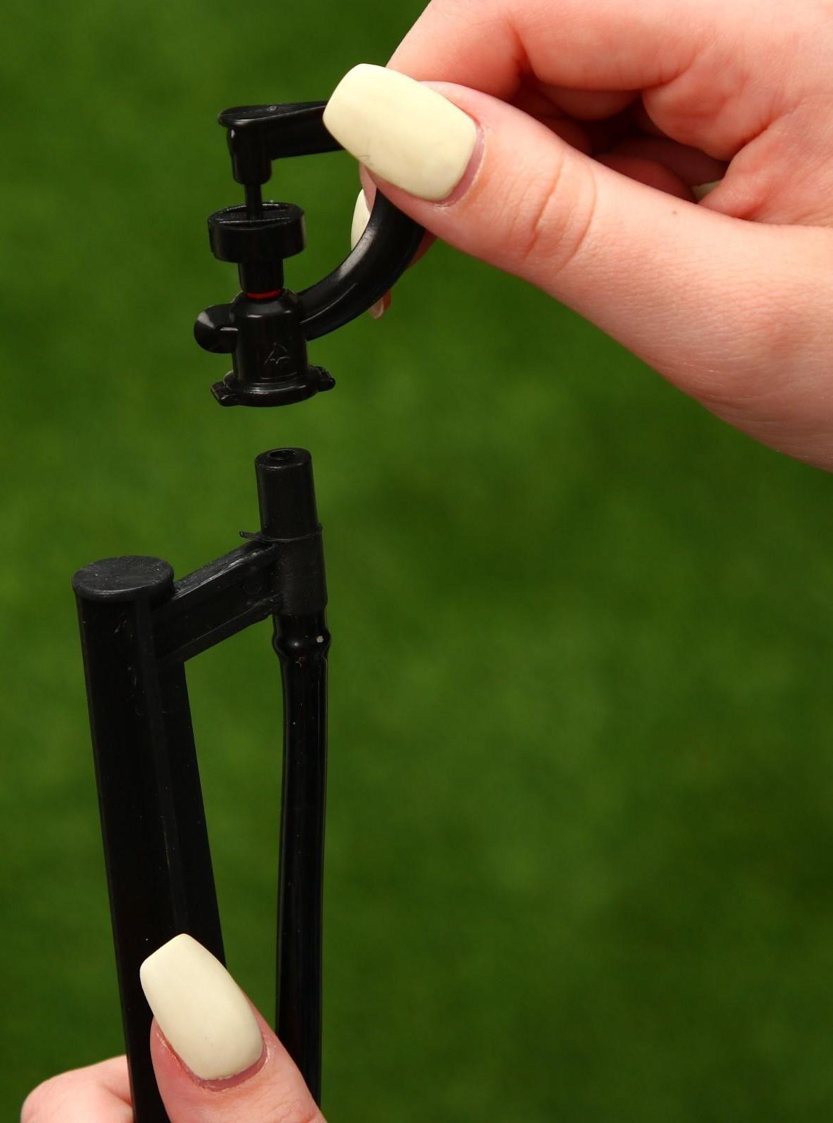 Форсунка-ороситель разбрызгивающая для капельного полива, h = 56 см, с пикой, пластик