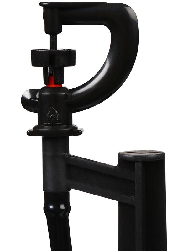 Форсунка-ороситель разбрызгивающая для капельного полива, h = 56 см, с пикой, пластик