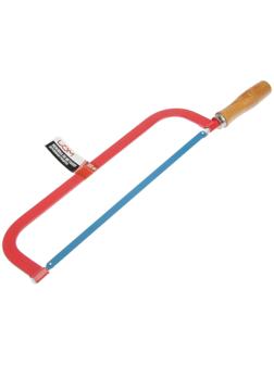 Ножовка по металлу ЛОМ, деревянная рукоятка, 300 мм