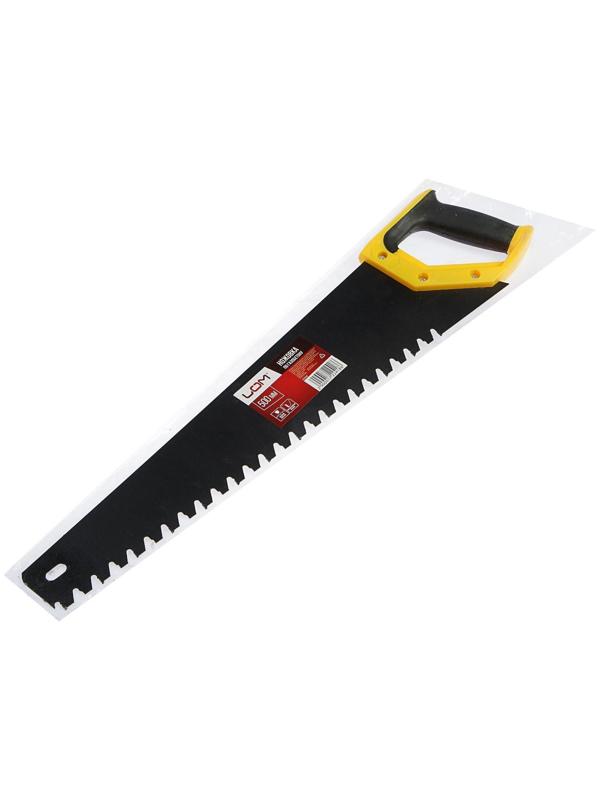 Ножовка по газобетону ЛОМ, твердосплавные напайки, защитное покрытие, 500 мм