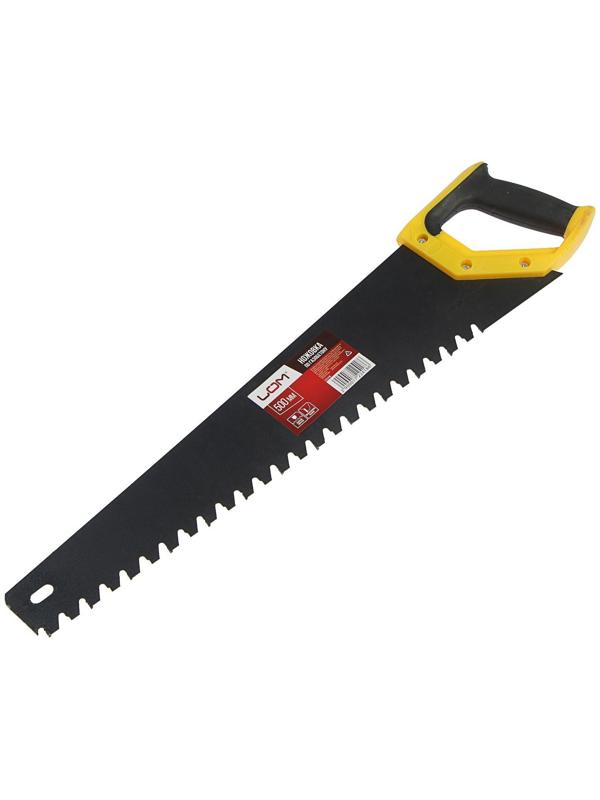 Ножовка по газобетону ЛОМ, твердосплавные напайки, защитное покрытие, 500 мм