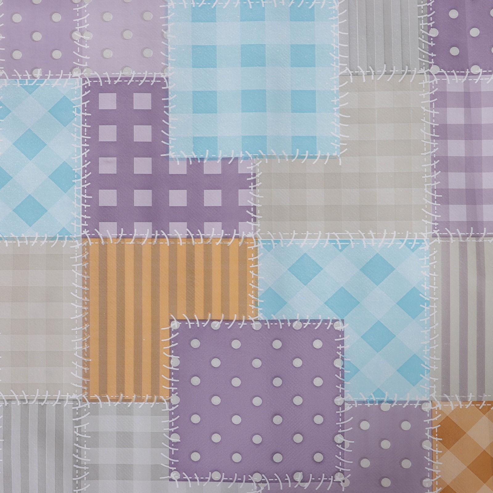 Клеёнка столовая на нетканой основе, ширина 137 см, толщина 0,08 мм, рулон 20 м